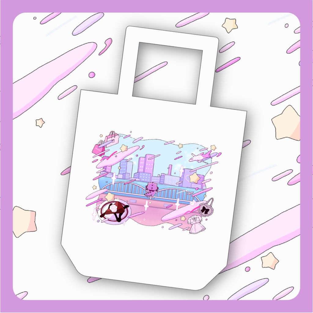 ちょこざうるす おでかけトートバッグ