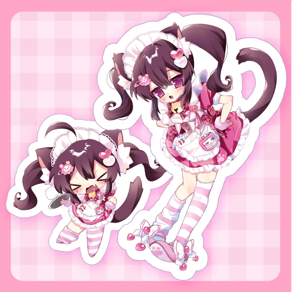 あまべた★ソルティキャット ステッカーセット