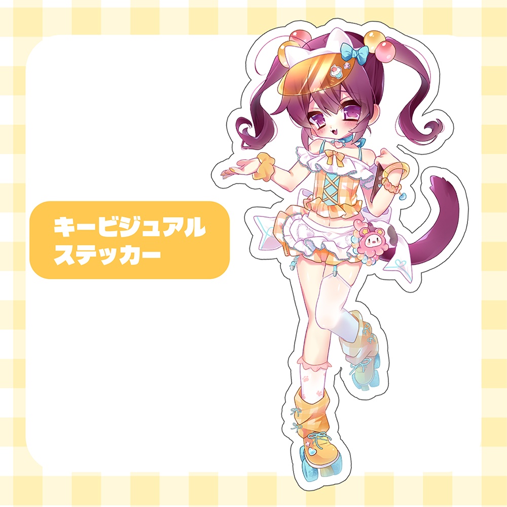 コラボBarグッズ【ダイナー風ステッカー】
