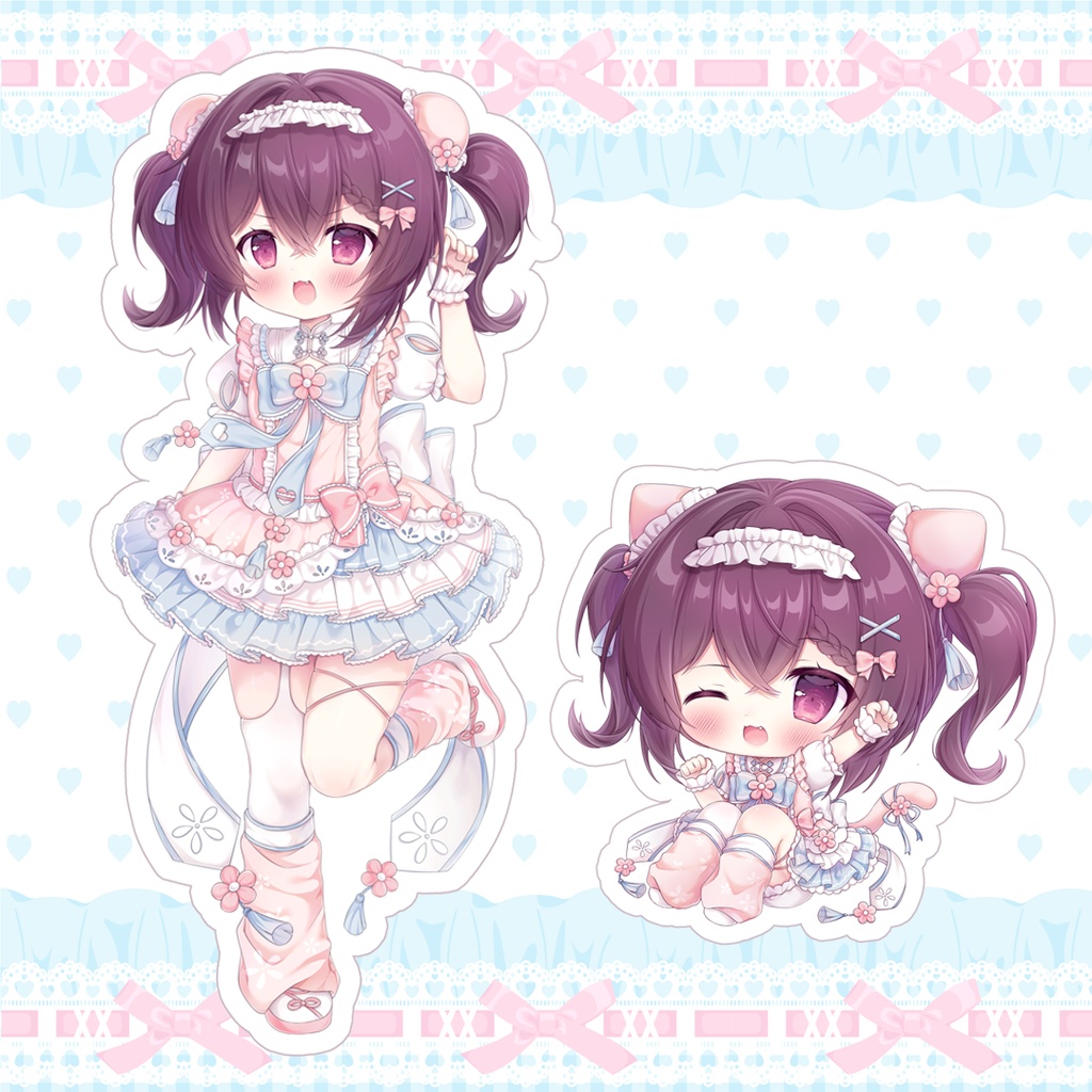 ちょこっとキャットマークステッカーセット
