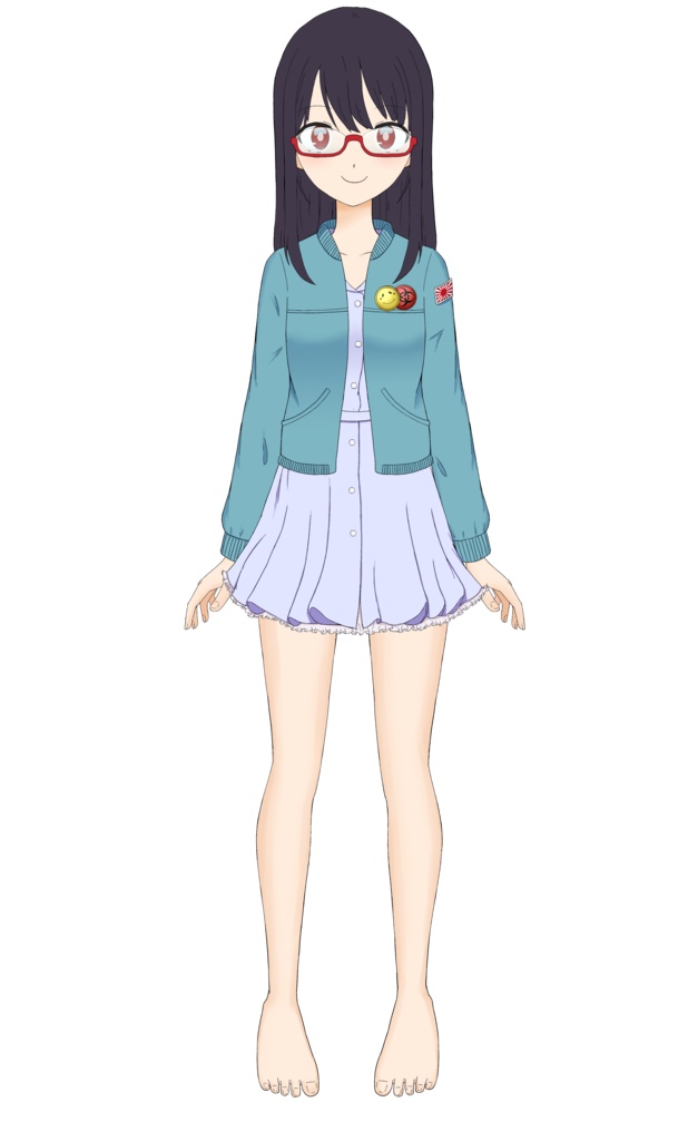 フライトジャケット+ワンピセットのpsd+saiデータ