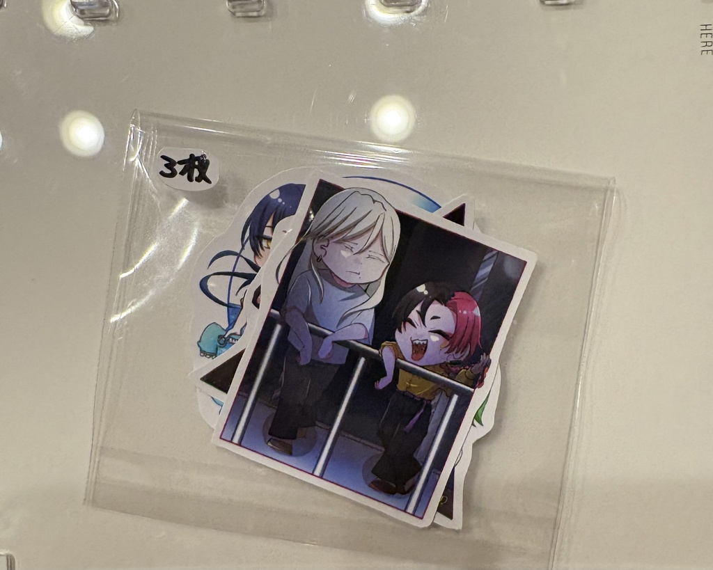 【Sea・glass】ペアトリオ3枚セットステッカー