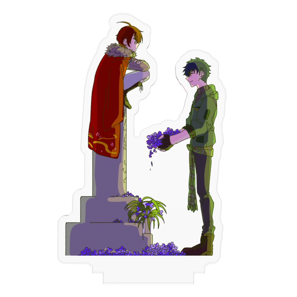 だんだざアクスタ(紫露草)