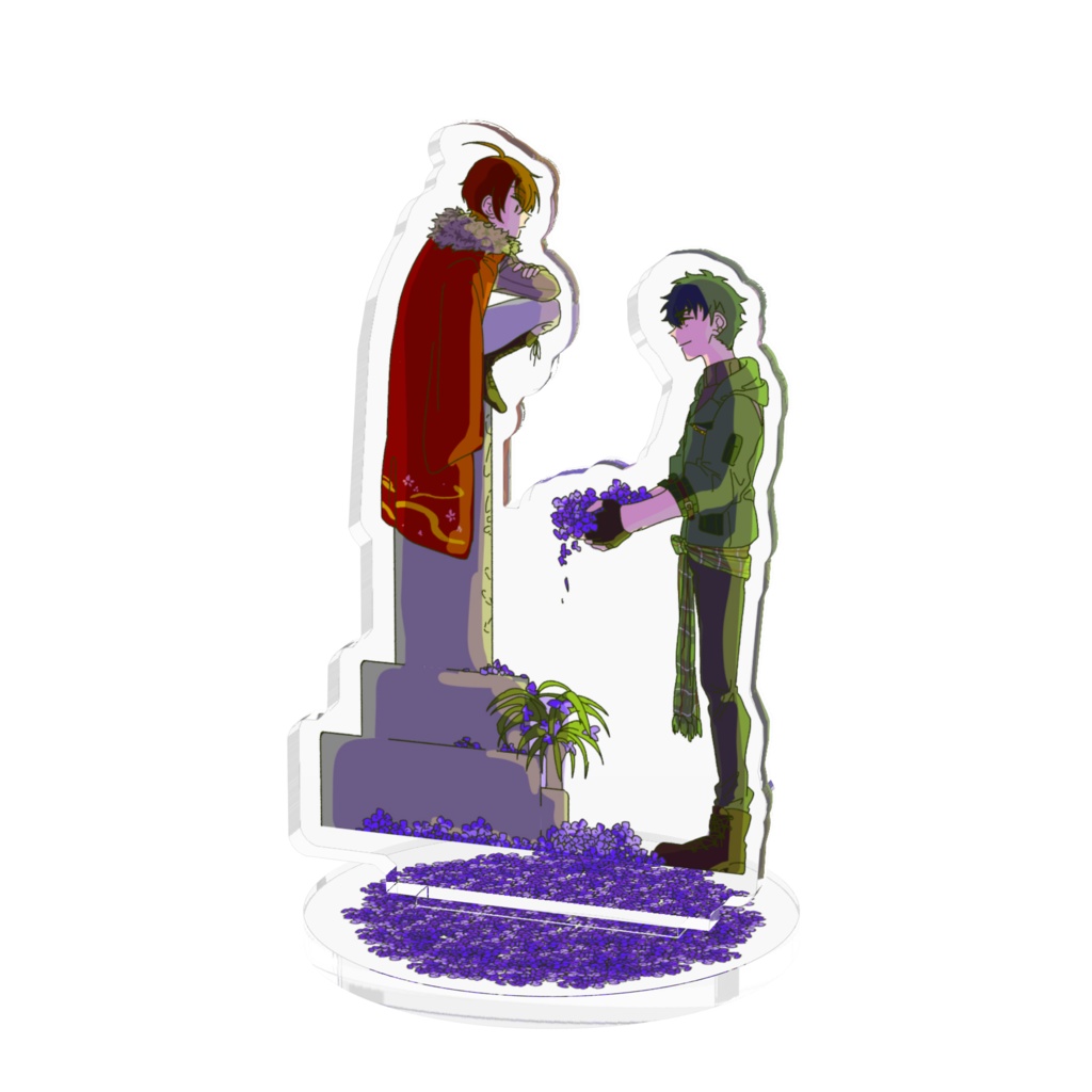 だんだざアクスタ(紫露草)