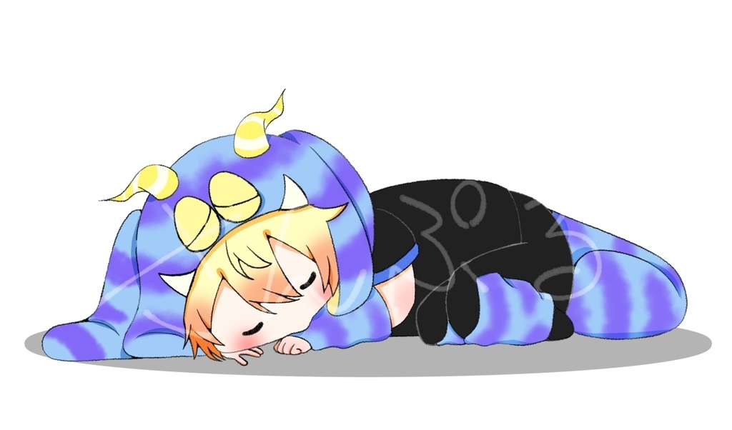 ケモケモ司アクリルブロック