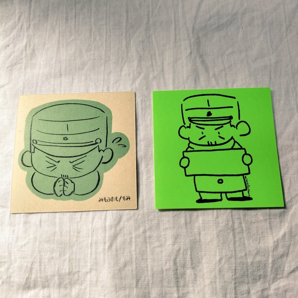 軍会挿絵に使った絵シールセット