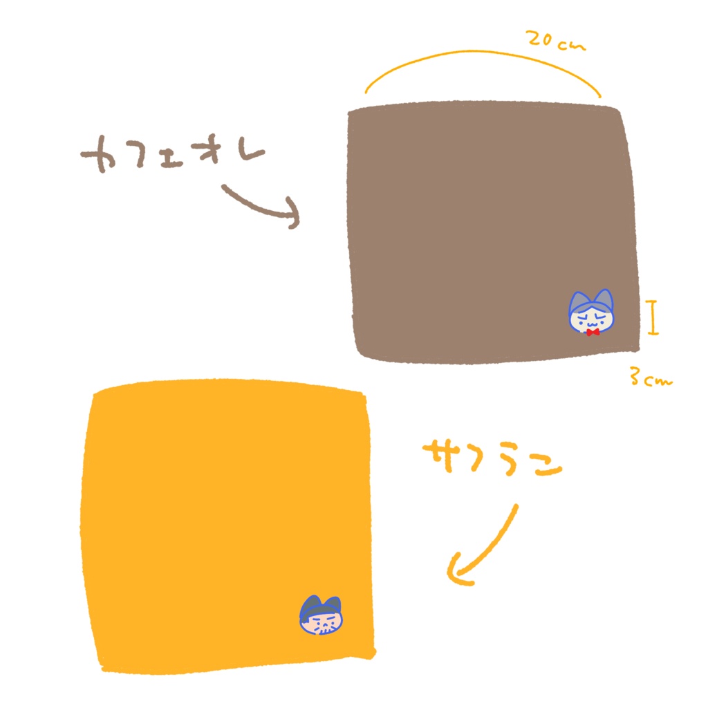 ネコズのタオルハンカチ