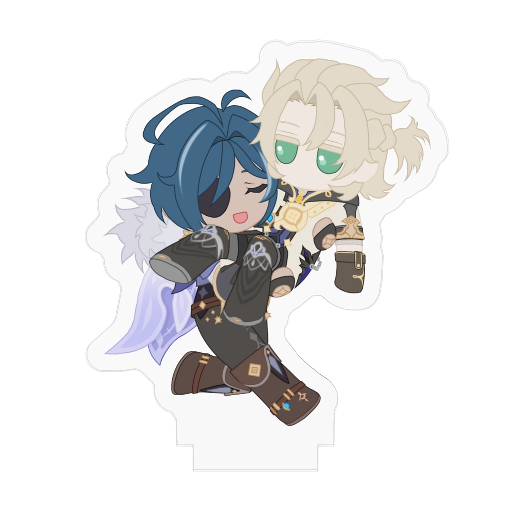 【非公式】原神 凱亜×アルベド アクリルスタンド(Genshin Kaebedo Acrylic Stand)