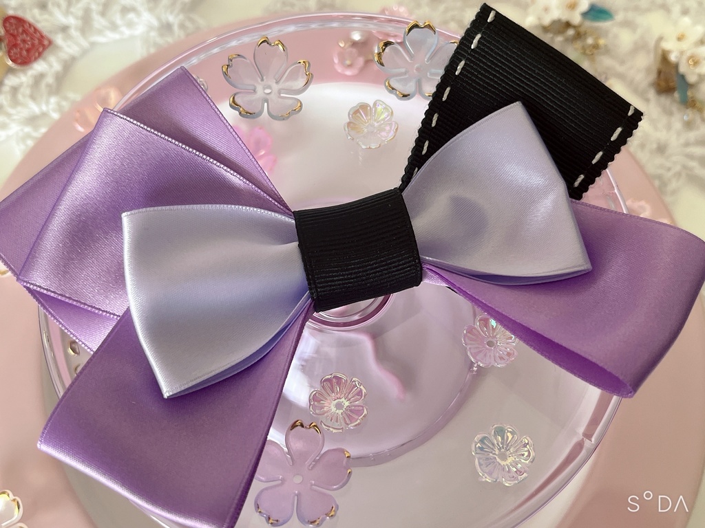 刀剣乱舞 江戸三作 ハンドメイドリボン【ヘアゴム】