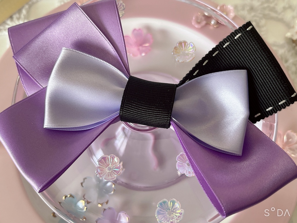 刀剣乱舞 江戸三作 ハンドメイドリボン【ヘアゴム】