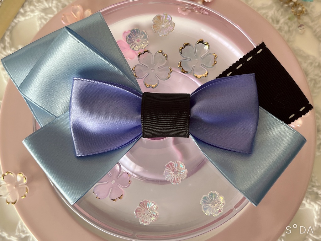 刀剣乱舞 江戸三作 ハンドメイドリボン【ヘアゴム】