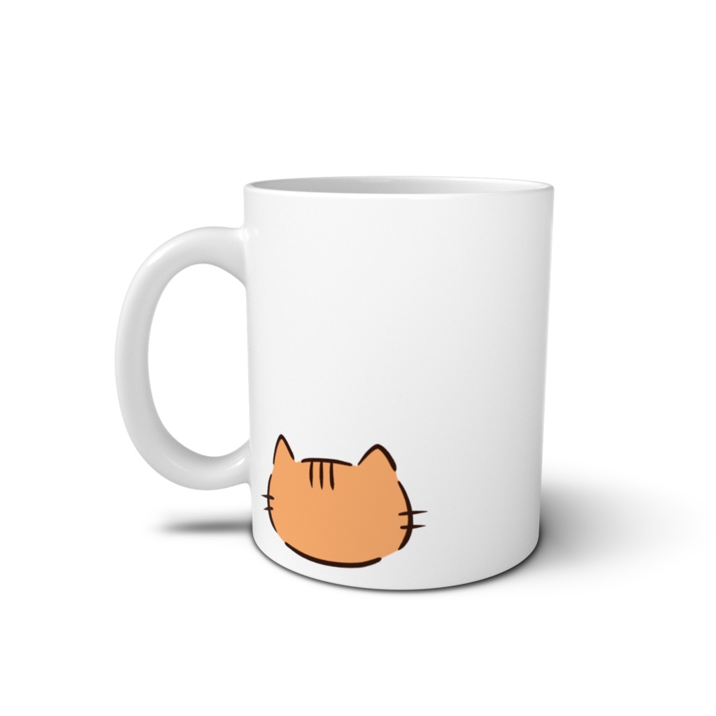 シンプル猫マグカップ