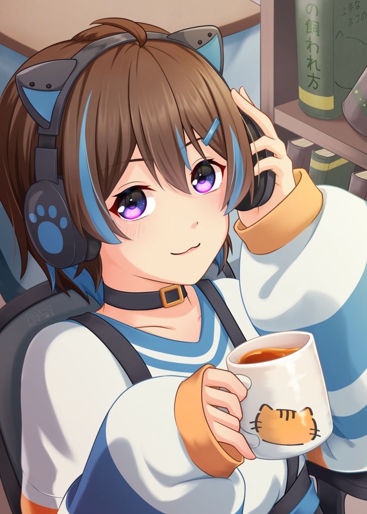 シンプル猫マグカップ