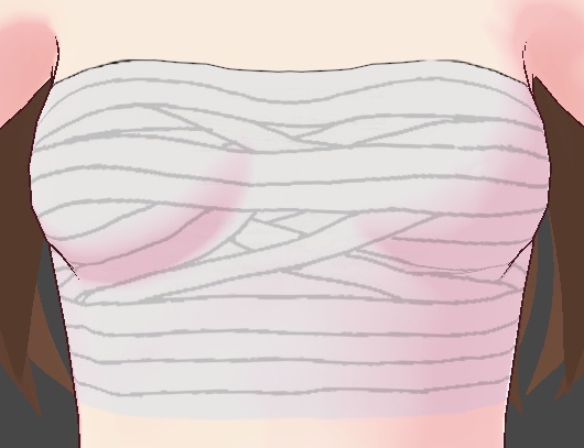 [Vroid] sarashi inner Top (bandage bra) - pattya - BOOTH