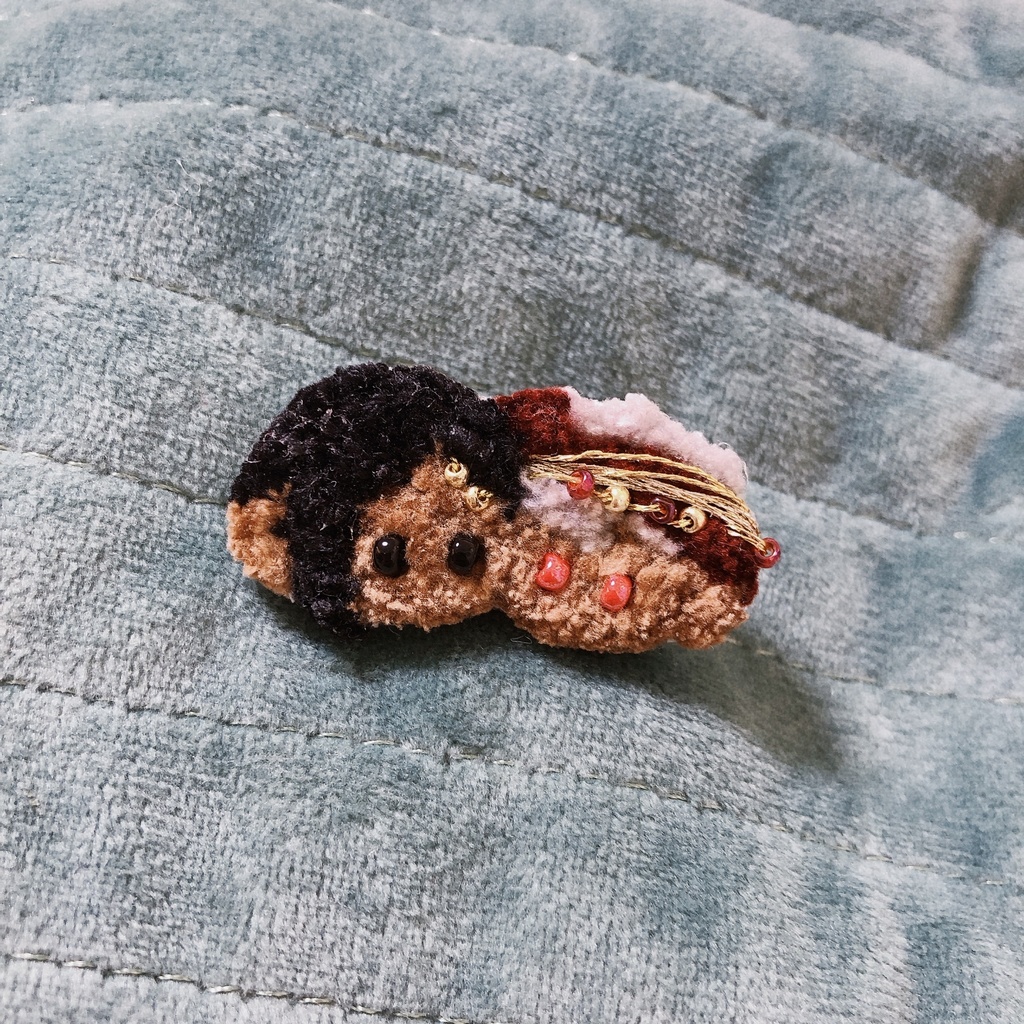 ふわふわブローチ【2人】