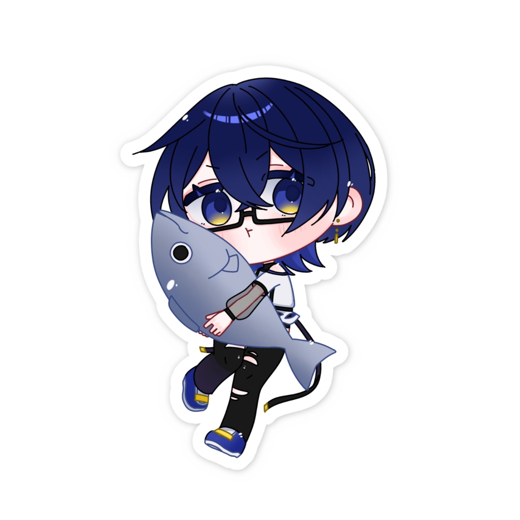 1.5周年記念ミニキャラステッカー