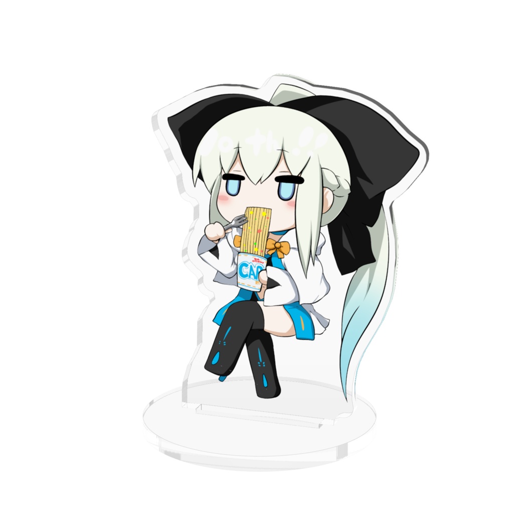 カップラーメンをすするもるもる