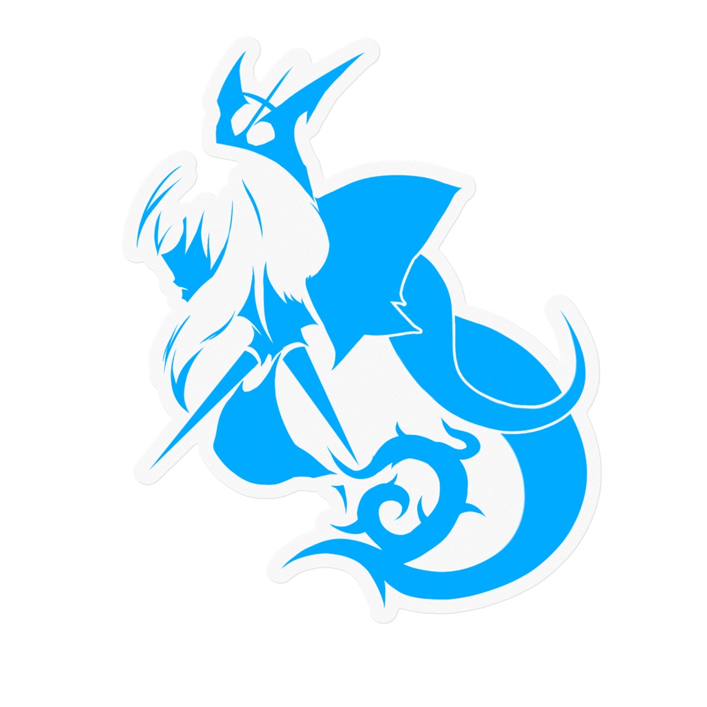 モルガン・ル・フェ デカール風ステッカー