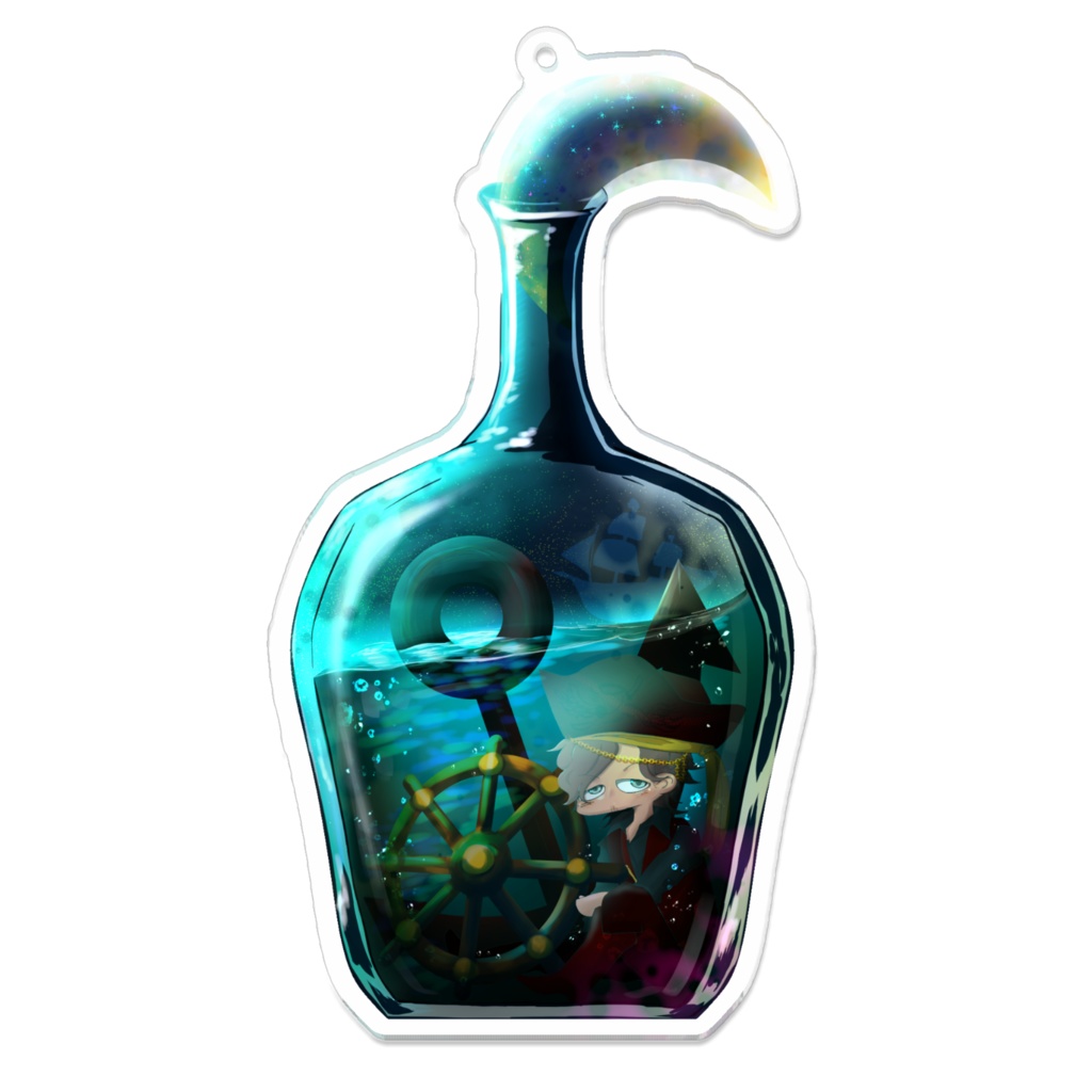 海賊ツキさん瓶アクキー