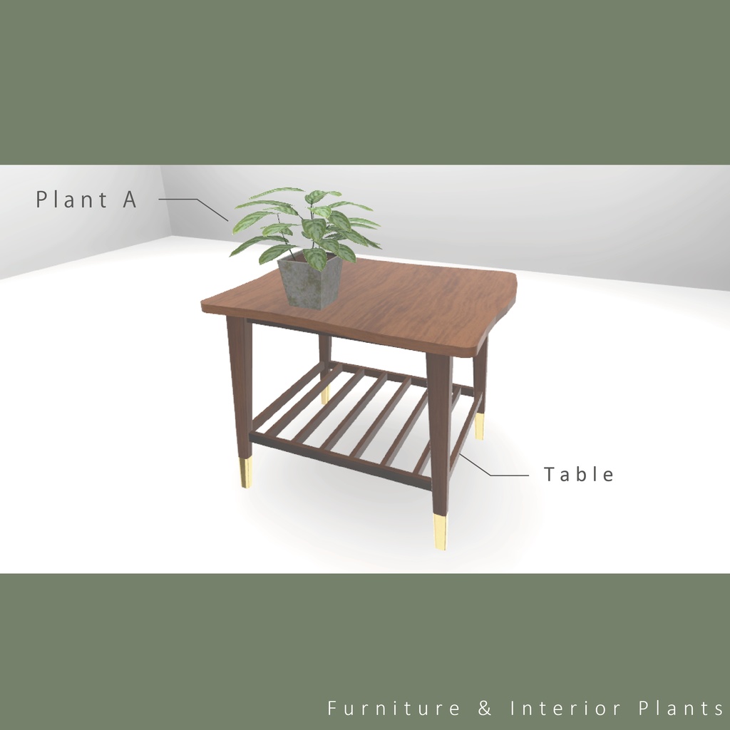 家具&観葉植物#001 Furniture & Interior Plants#001