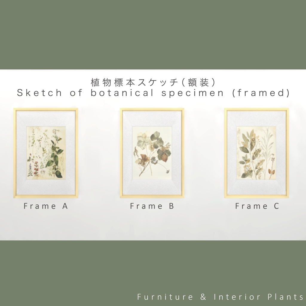 家具&観葉植物#001 Furniture & Interior Plants#001
