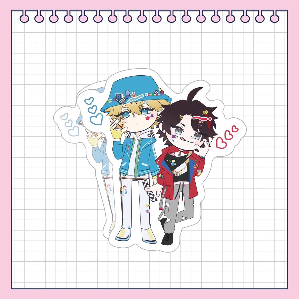 【非公式】エビチリステッカーセット(デコラ)