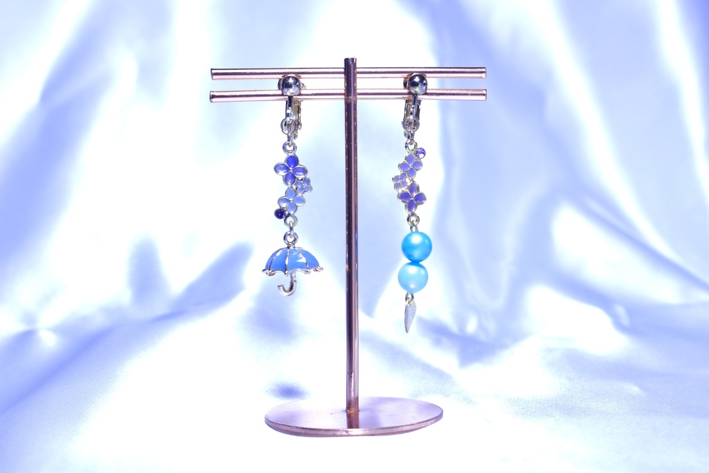 【イヤリング】雨上がりの七彩