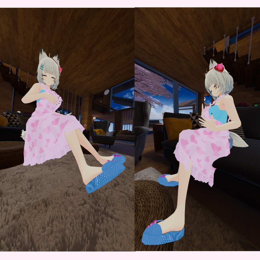 ※サポート終了※【ヨール対応衣装】ふりふりエプロン-ver.Valentine-