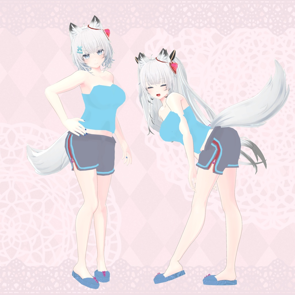 ※サポート終了※【ヨール対応衣装】ふりふりエプロン-ver.Valentine-