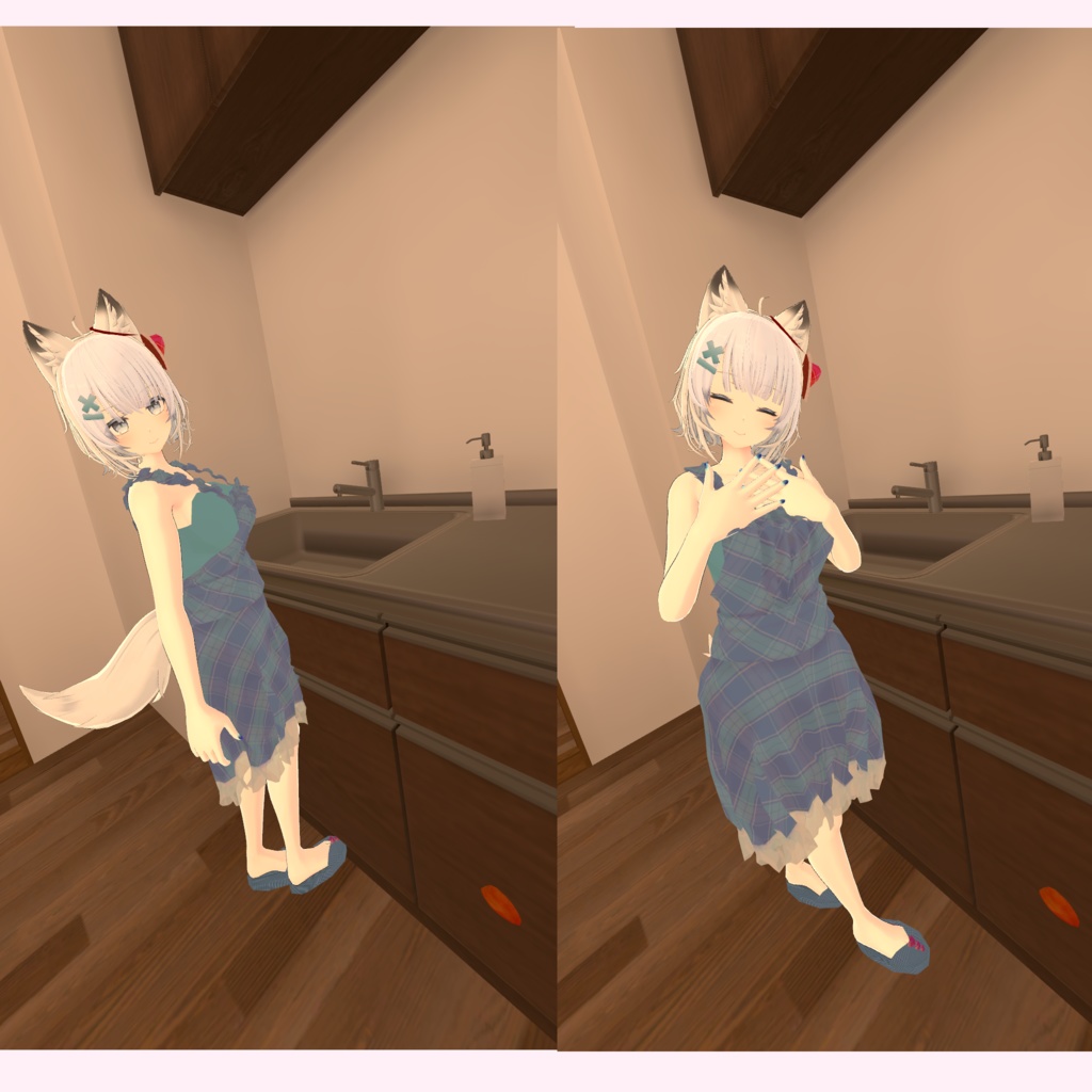 ※サポート終了※【ヨール対応衣装】ふりふりエプロン-ver.Valentine-