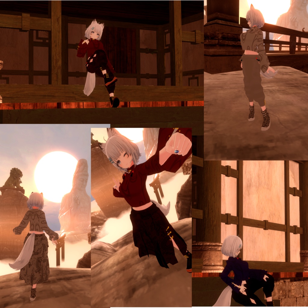 ※サポート終了※【ヨール対応衣装】チャイナ風トレーナー