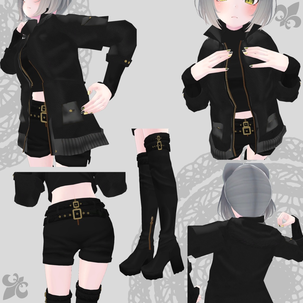 【リーファ/ルーナリット対応衣装】Assassin Suit / Mountain Parka