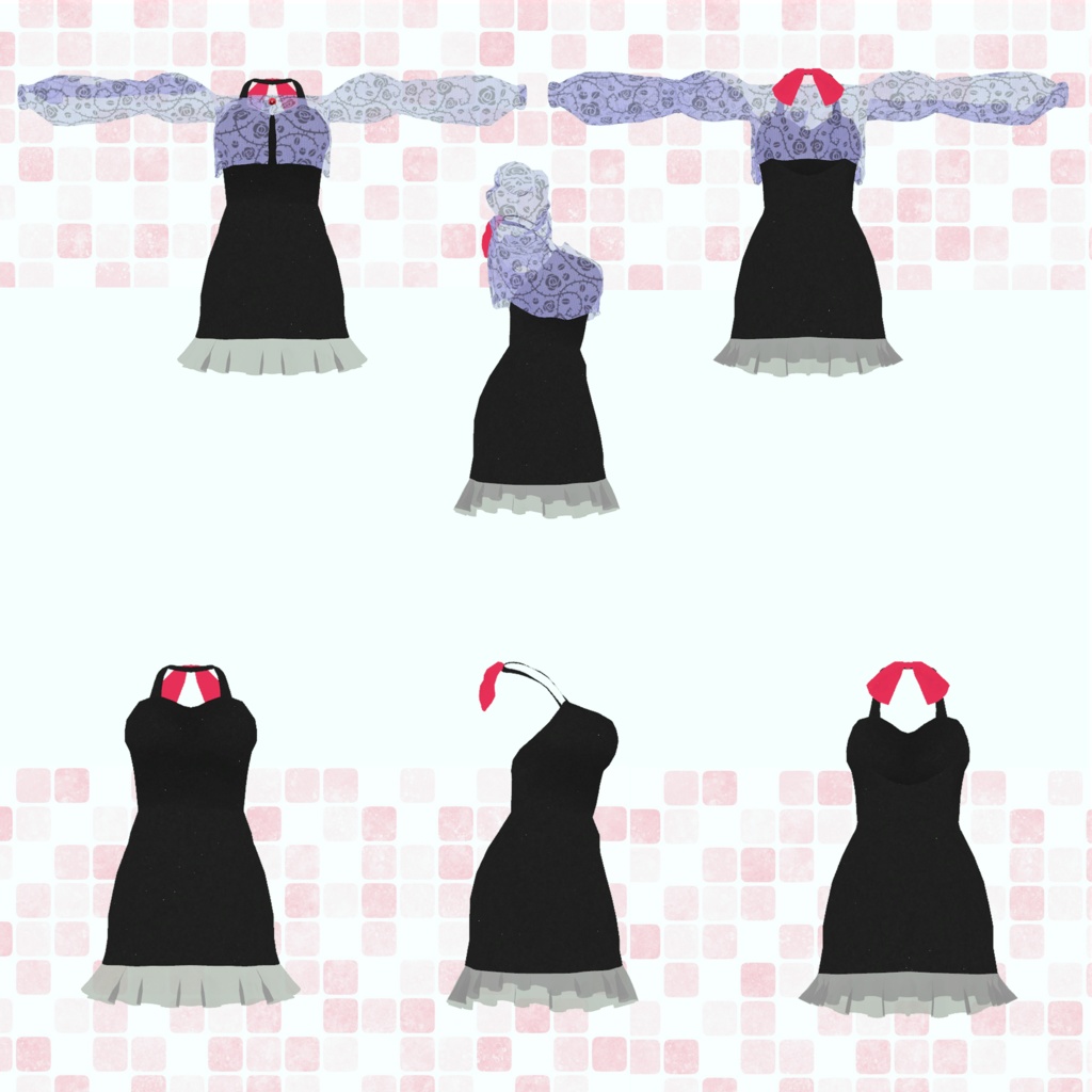 ※サポート終了※【ヨール・アッシュ・リーファ対応】Backless one-piece