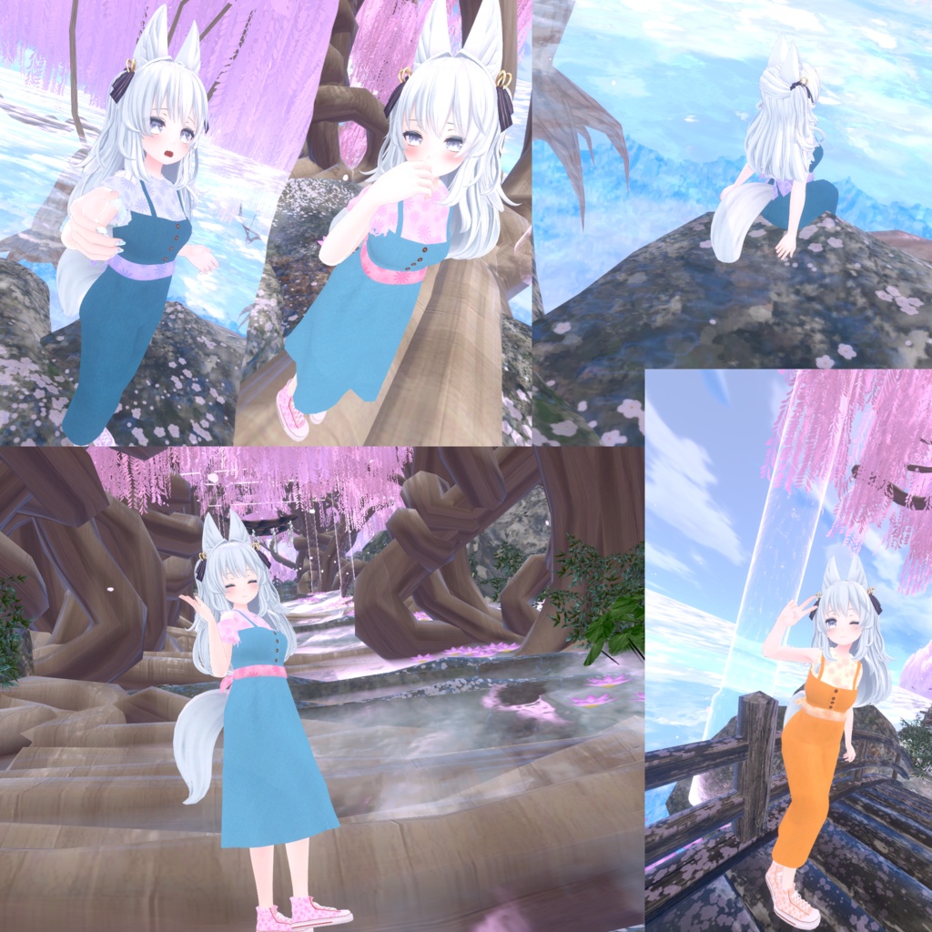 ※サポート終了※【10アバター対応】Twin'sCoordinate サロペット