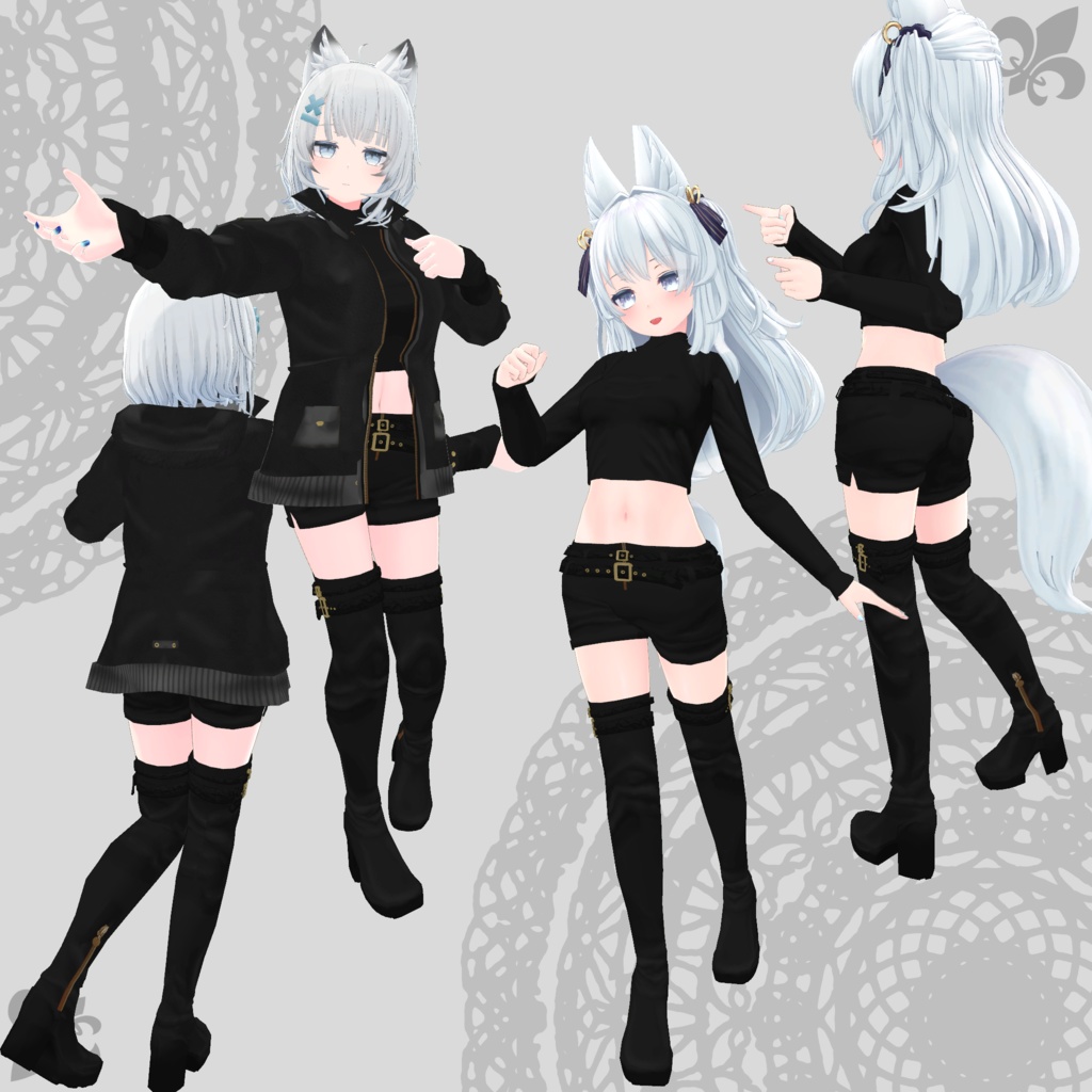 【ルルリア・ヨール対応衣装】Assassin Suit / Mountain Parka