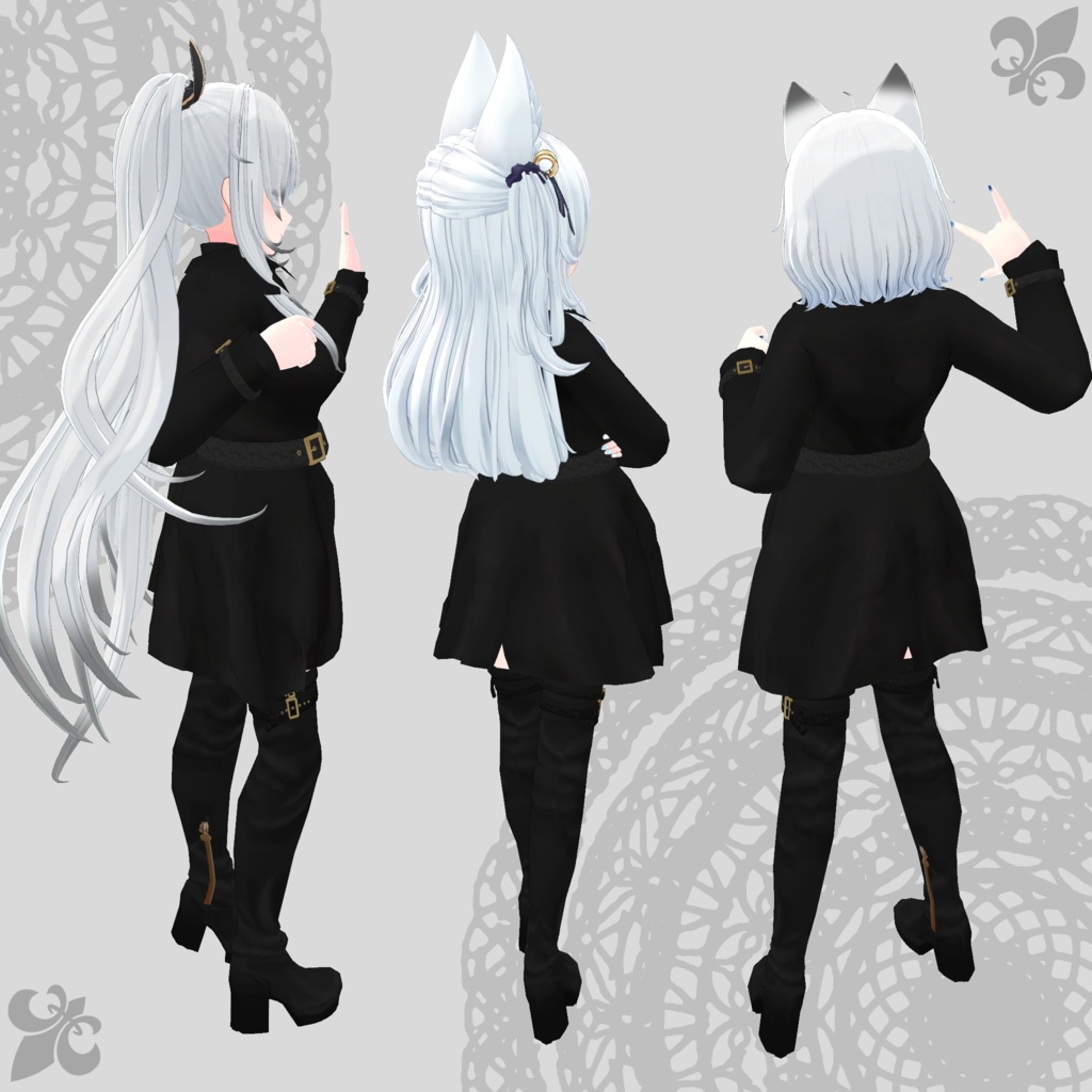 【ルルリア・ヨール対応衣装】Assassin Suit / Mountain Parka