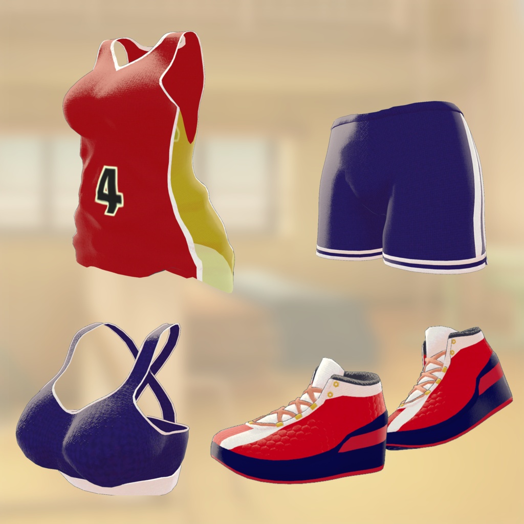 【30アバター対応】バスケユニフォーム