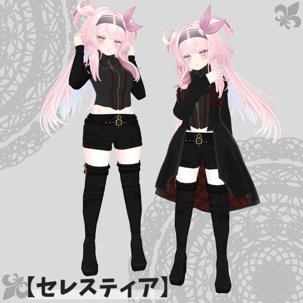 【49アバター対応】Gothic coat