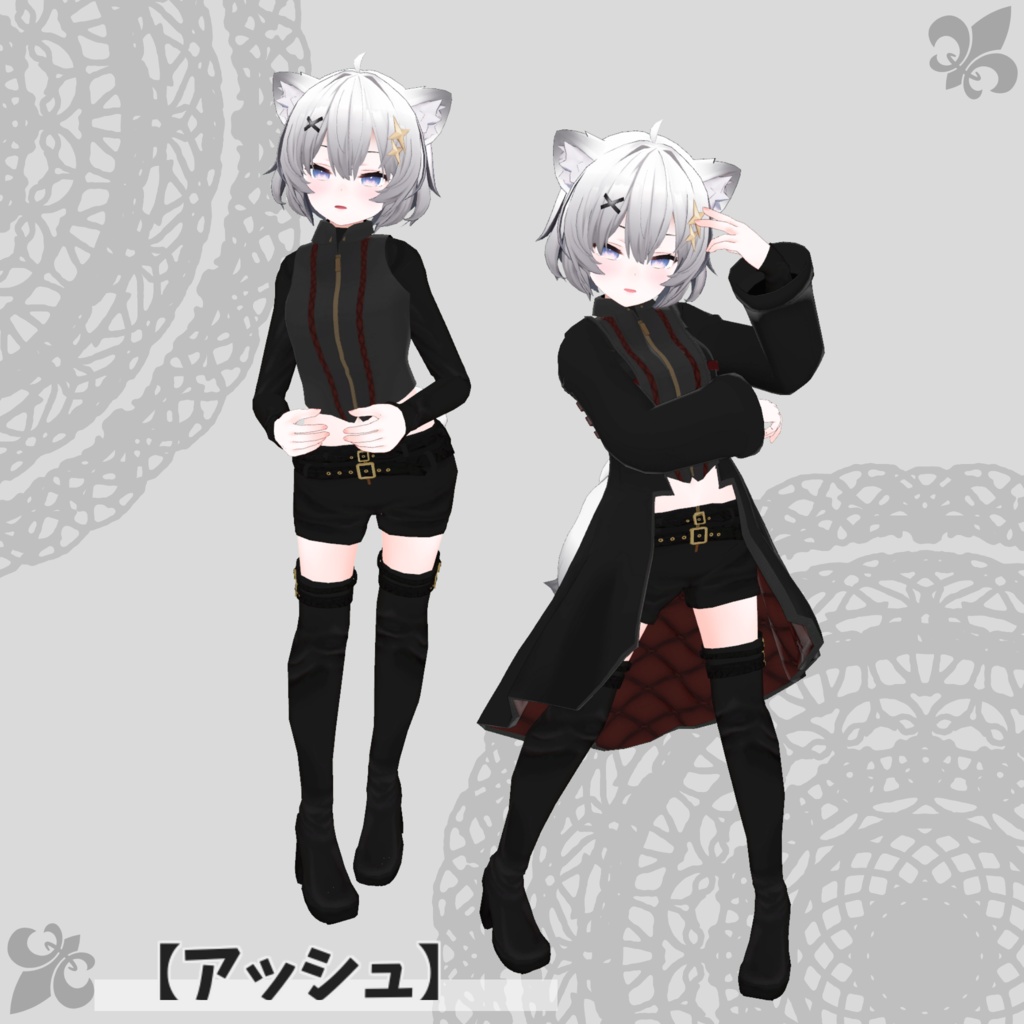 【49アバター対応】Gothic coat