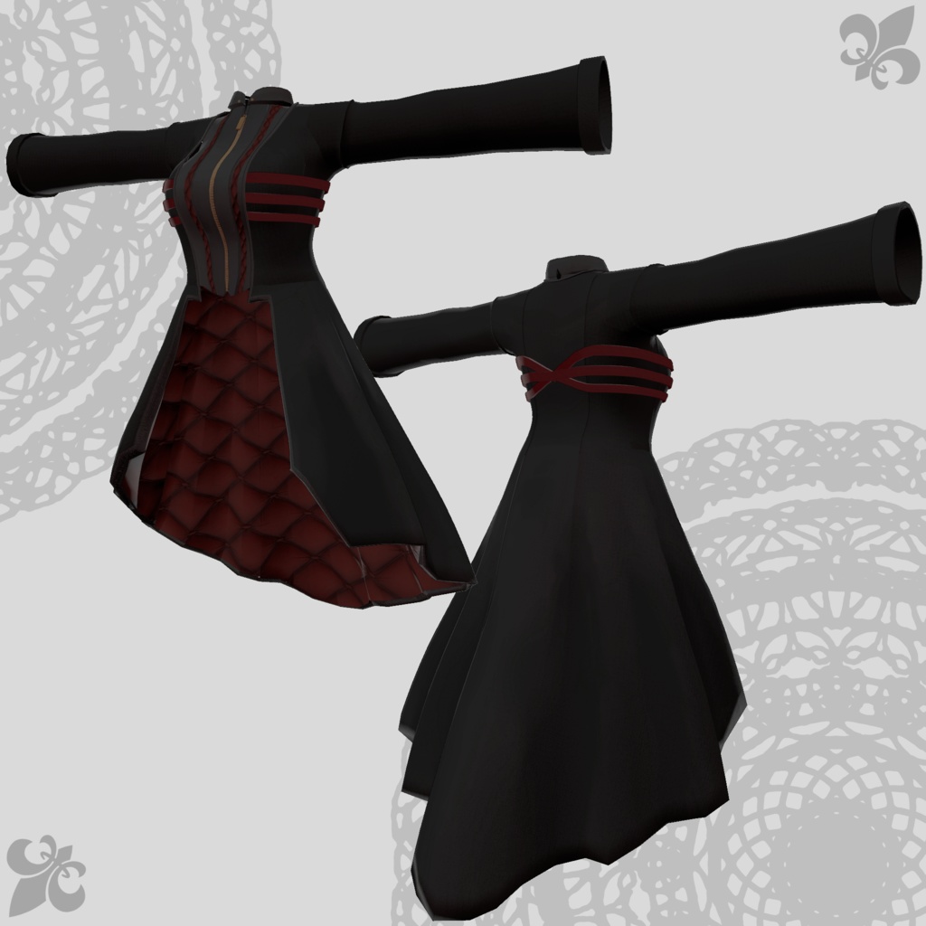 【49アバター対応】Gothic coat