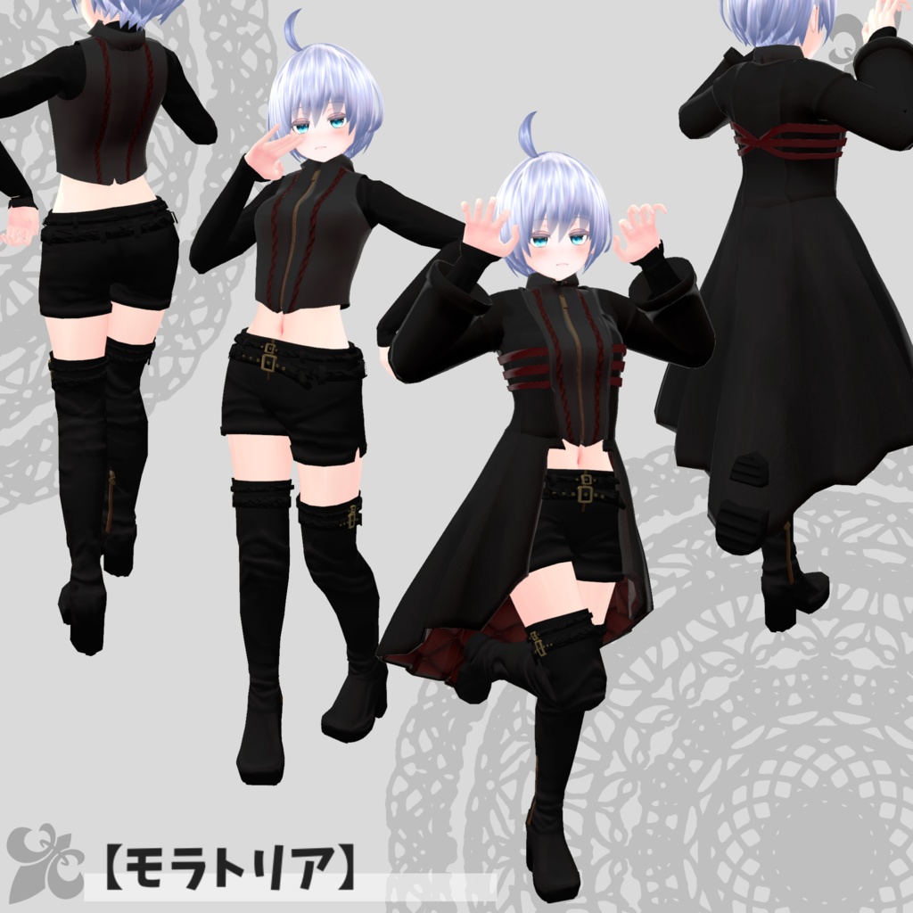 【49アバター対応】Gothic coat