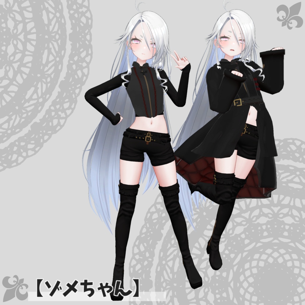 【49アバター対応】Gothic coat