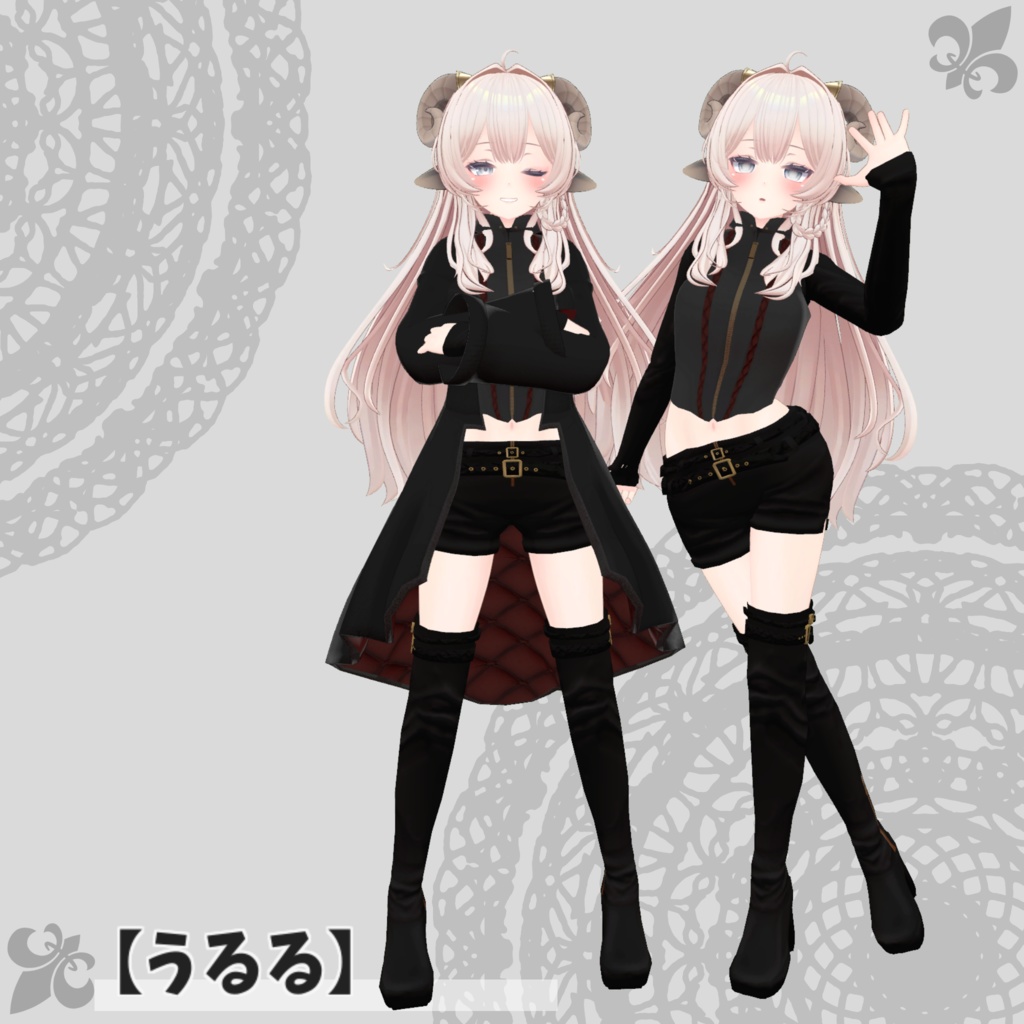 【49アバター対応】Gothic coat