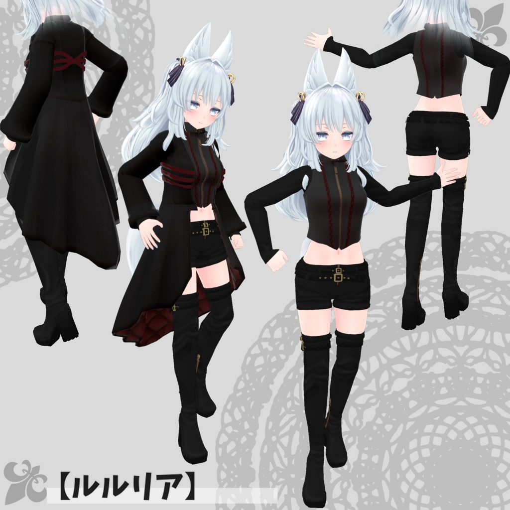 【49アバター対応】Gothic coat