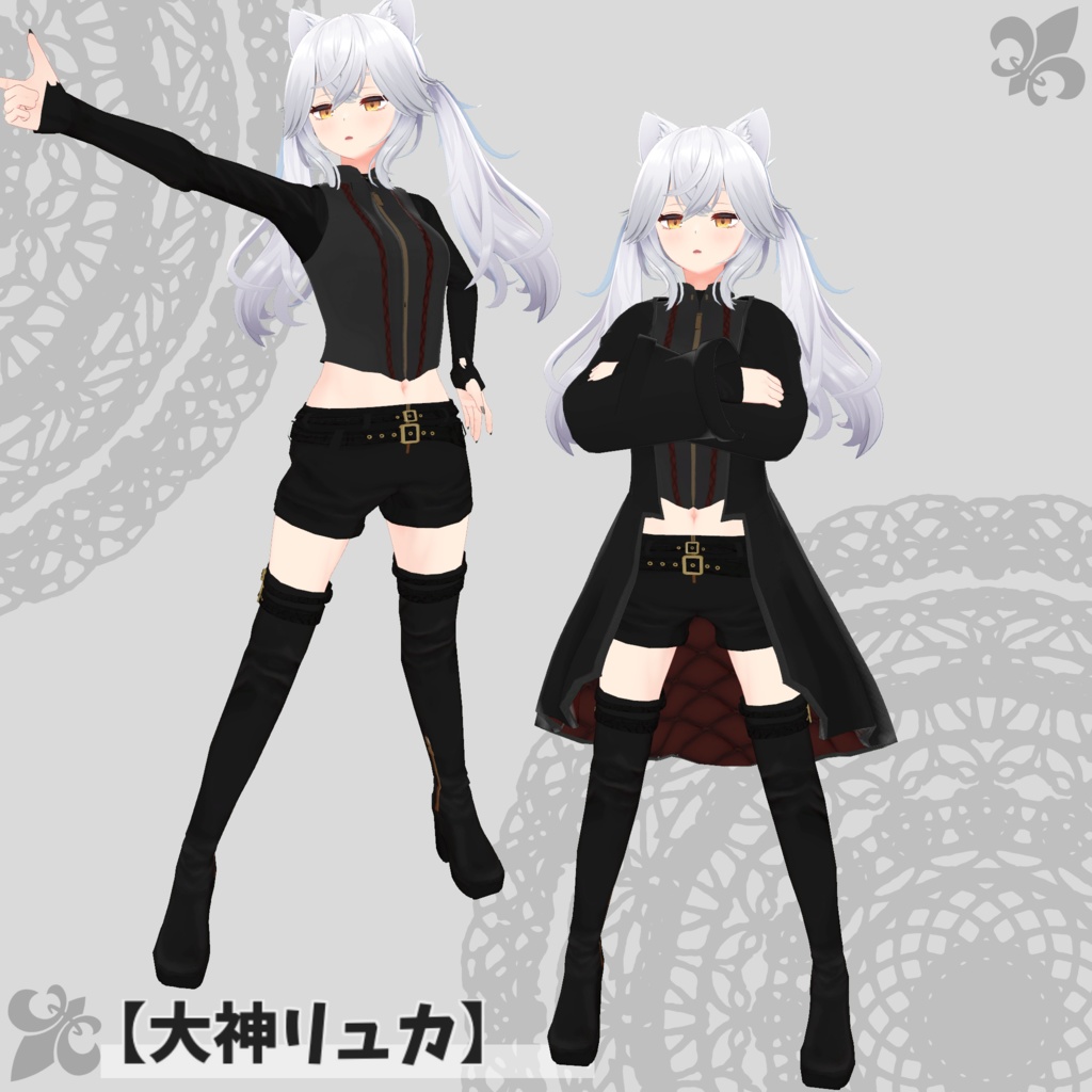 【49アバター対応】Gothic coat