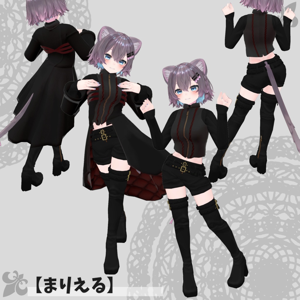 【49アバター対応】Gothic coat