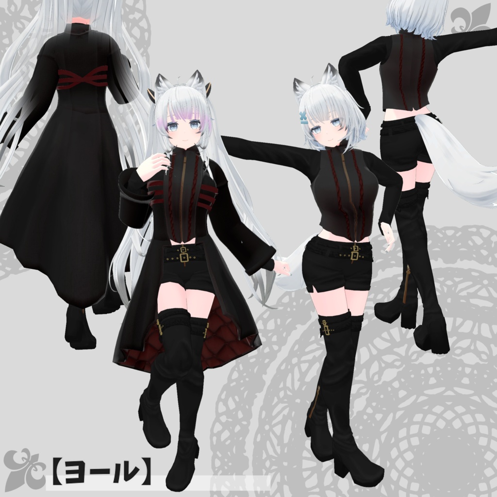 【49アバター対応】Gothic coat
