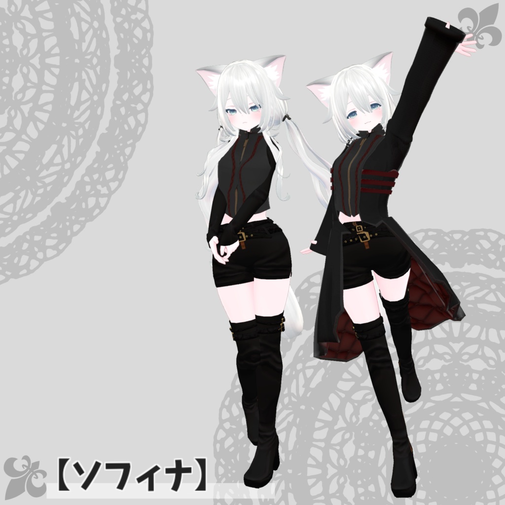 【49アバター対応】Gothic coat