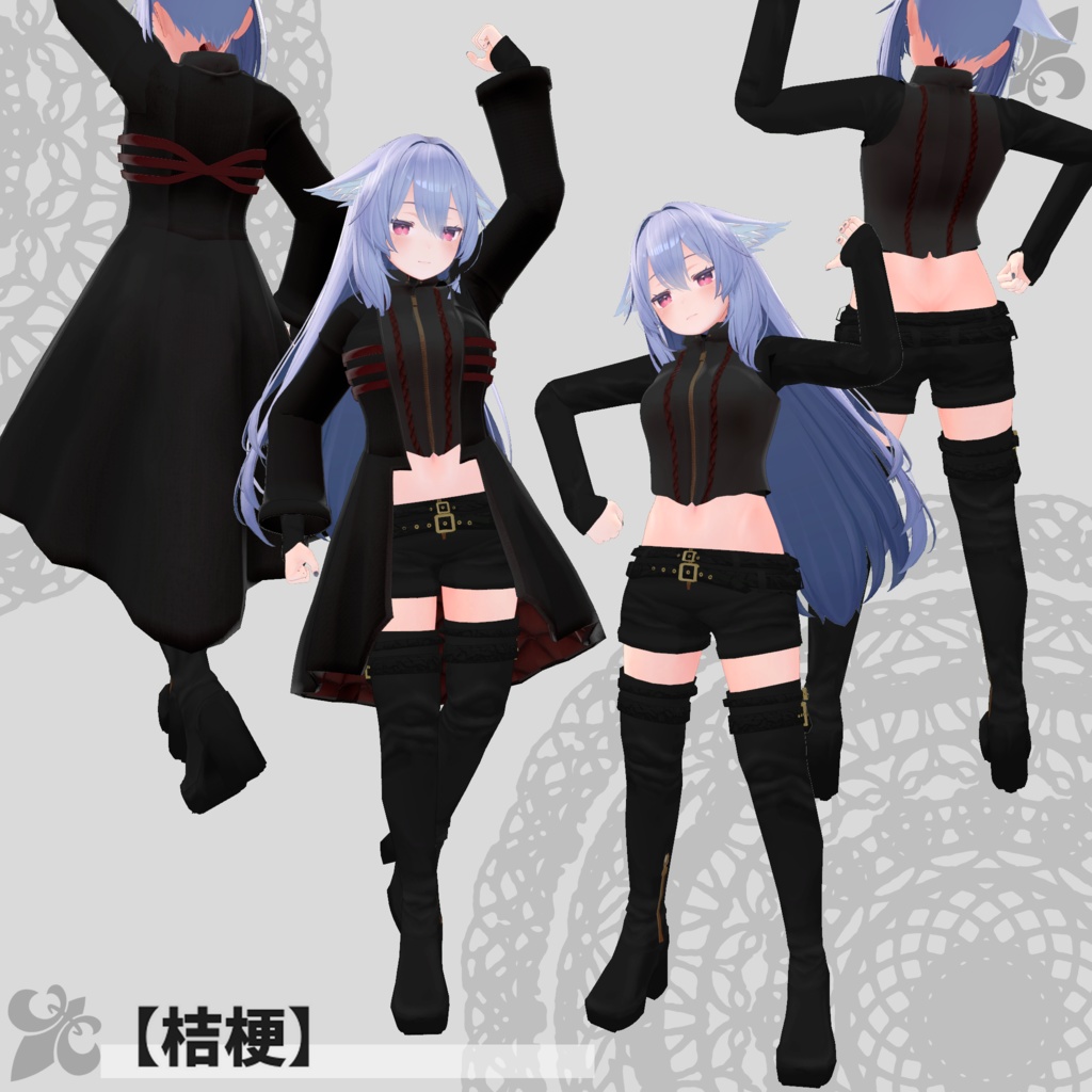 【49アバター対応】Gothic coat