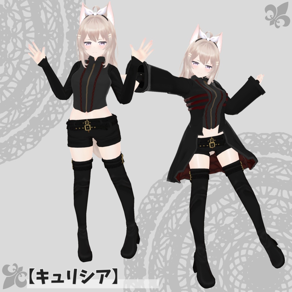 【49アバター対応】Gothic coat